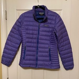 Patagonia Purple Puffer Coat